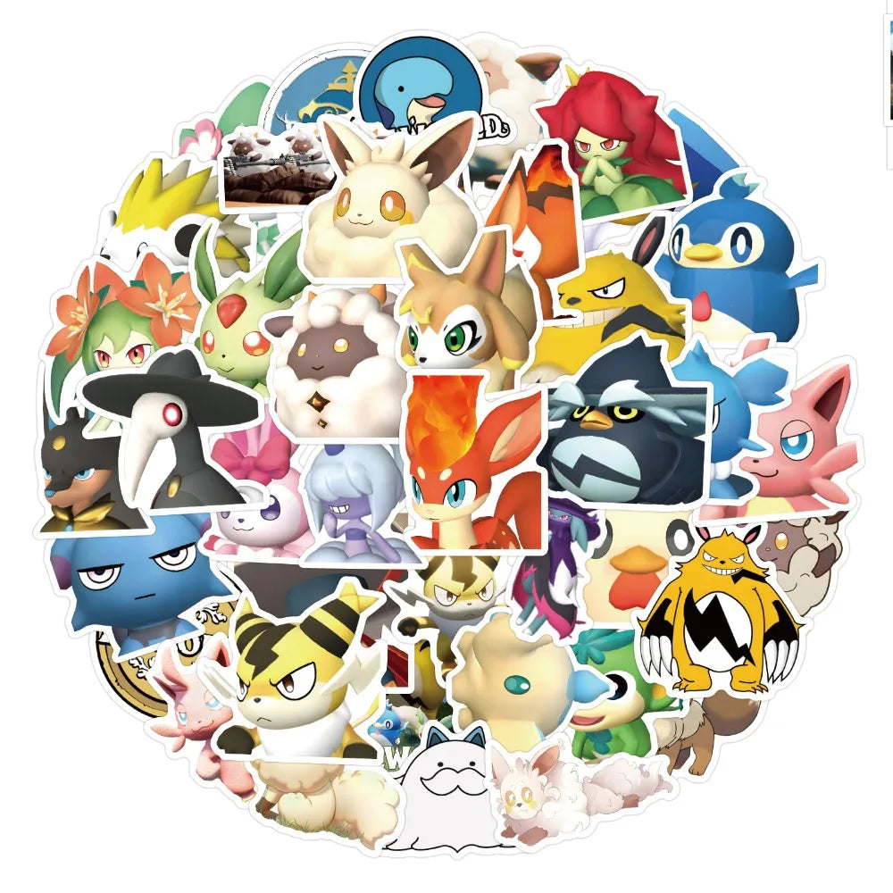 55 pcs Stickers Palworld